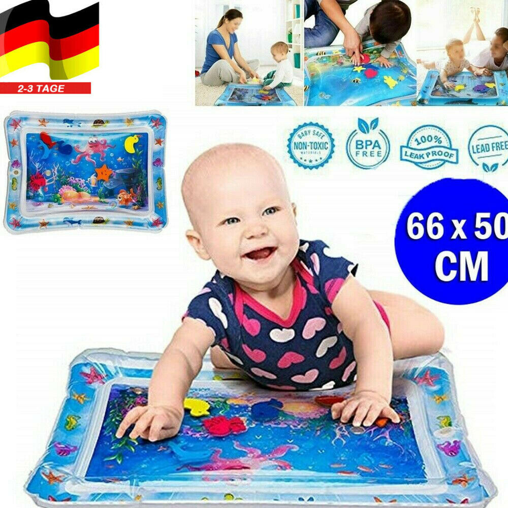 Baby Wasser Wasserkissen Spielmatte Aufblasbare Spielzeug Bauch Zeit 60x50cm De